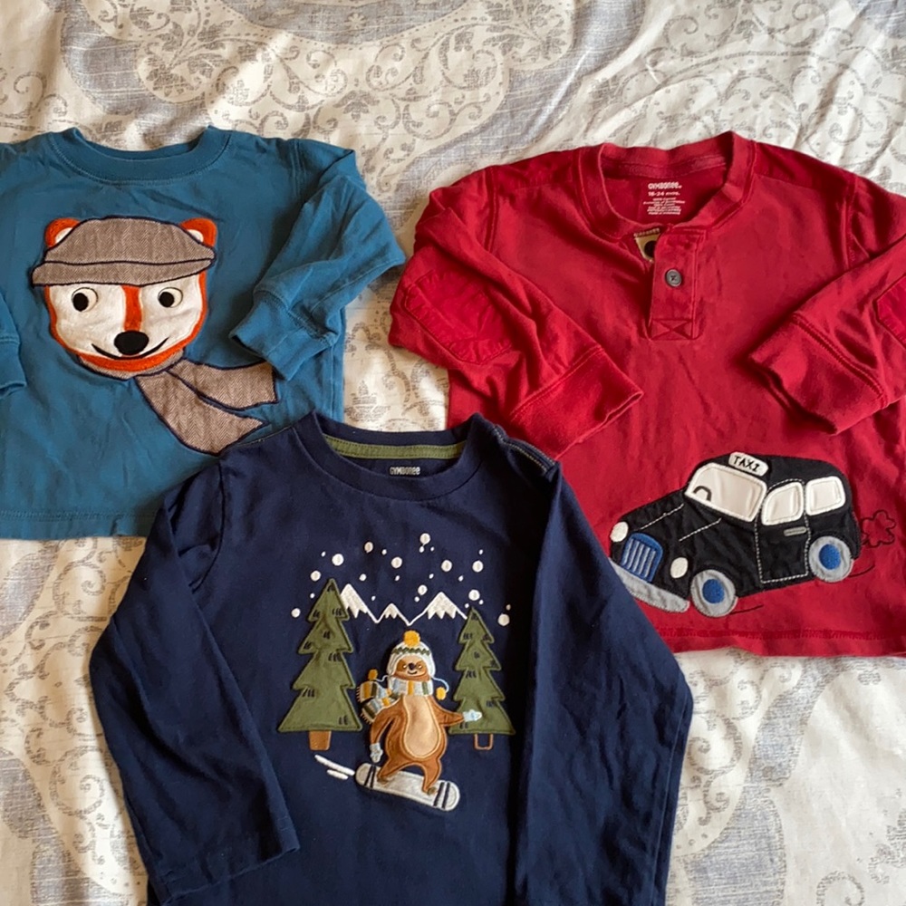 Gymboree long sleeve play shirts